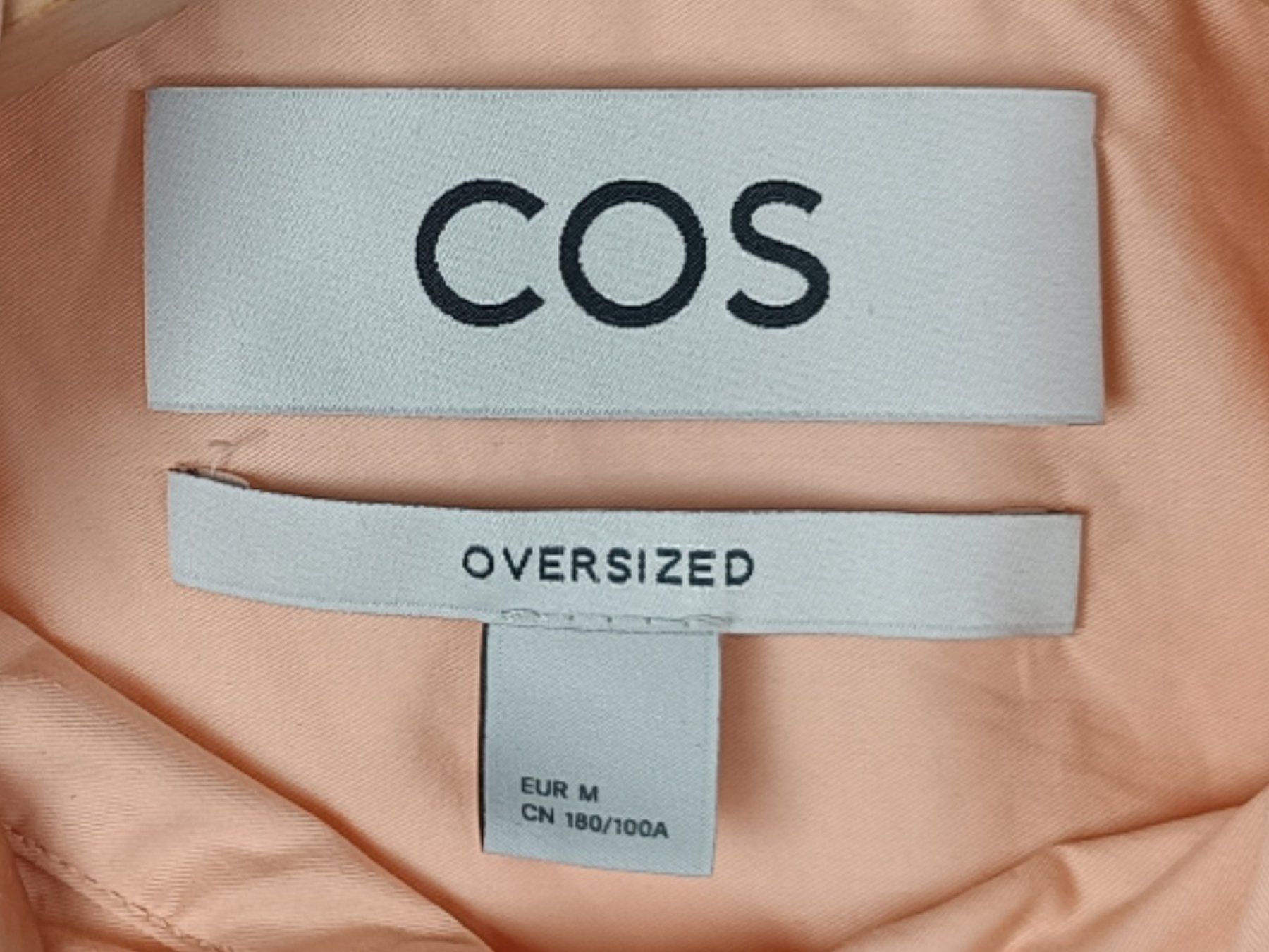 Cos Blusen: COS Oversized-Hemd Lachs Gr. M – Gebraucht aus Suhr von Restwert_Suhr 5