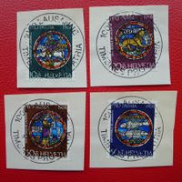 1968, Pro Patria: B138-B141 Serie mit Ersttag-Vollstempel