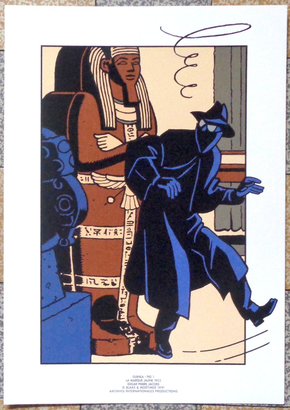 Fumetti: Edgar P. Jacobs - Sérigraphie Guinea Pig 1 – Usato da Le Locle venduto da LibrairieLaBergerie