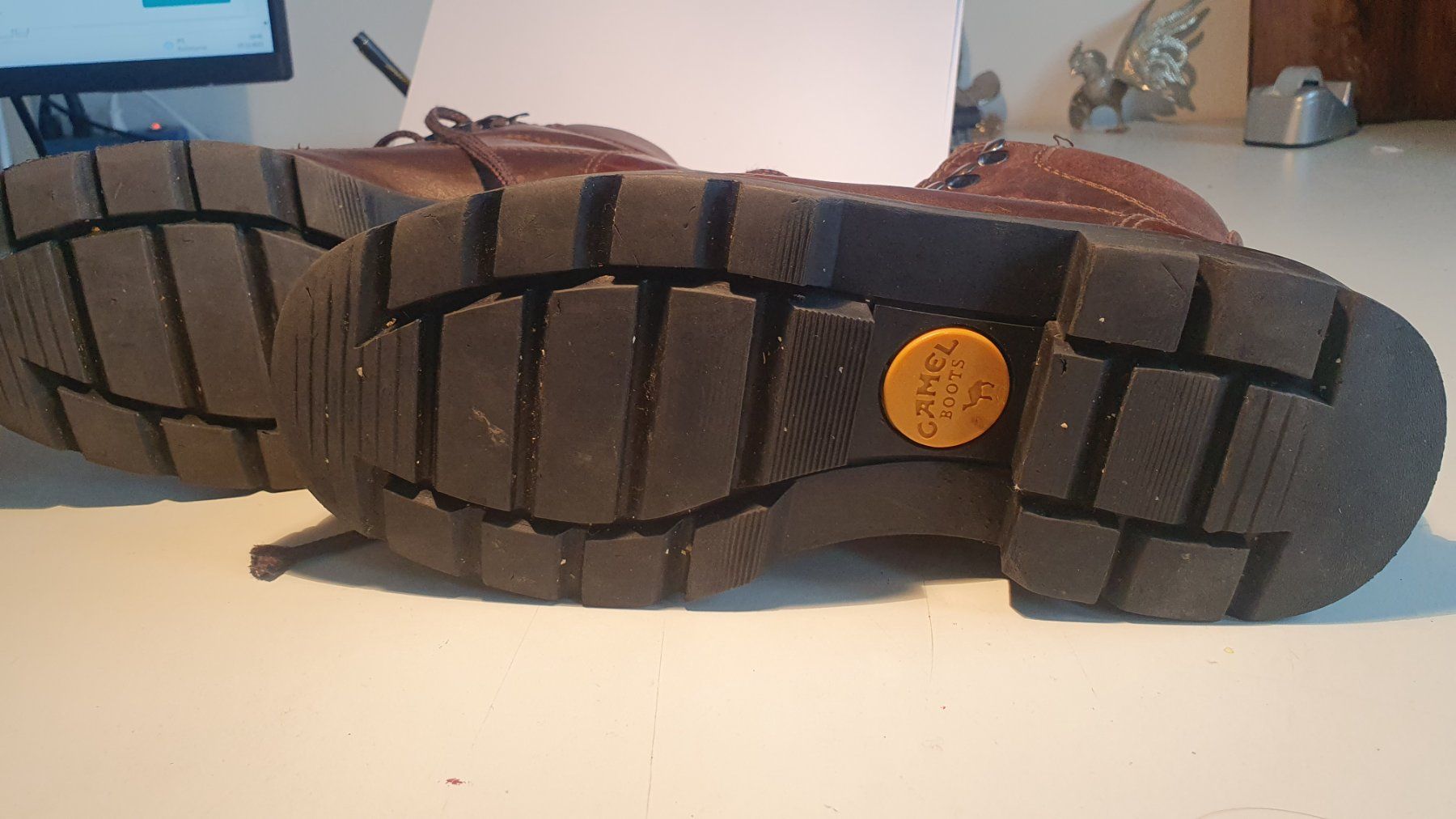 Camel Scarpe da uomo: Camel Boots Herren,  Leder, Braun, – Usato da Hombrechtikon venduto da roteWueste 1