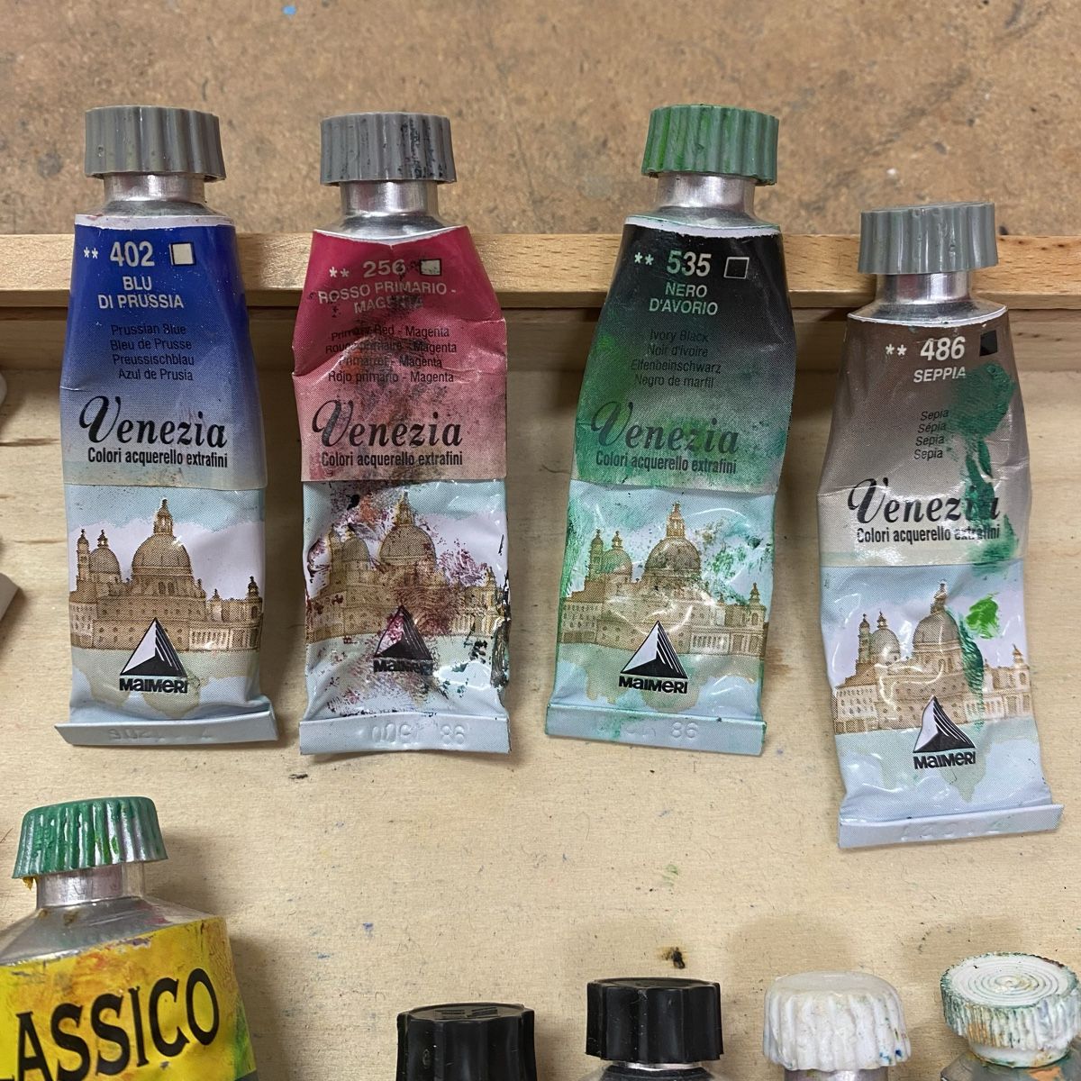 Colori: Öl- und Aquarellfarben gemischt – Usato da Binningen venduto da lebol0319 4
