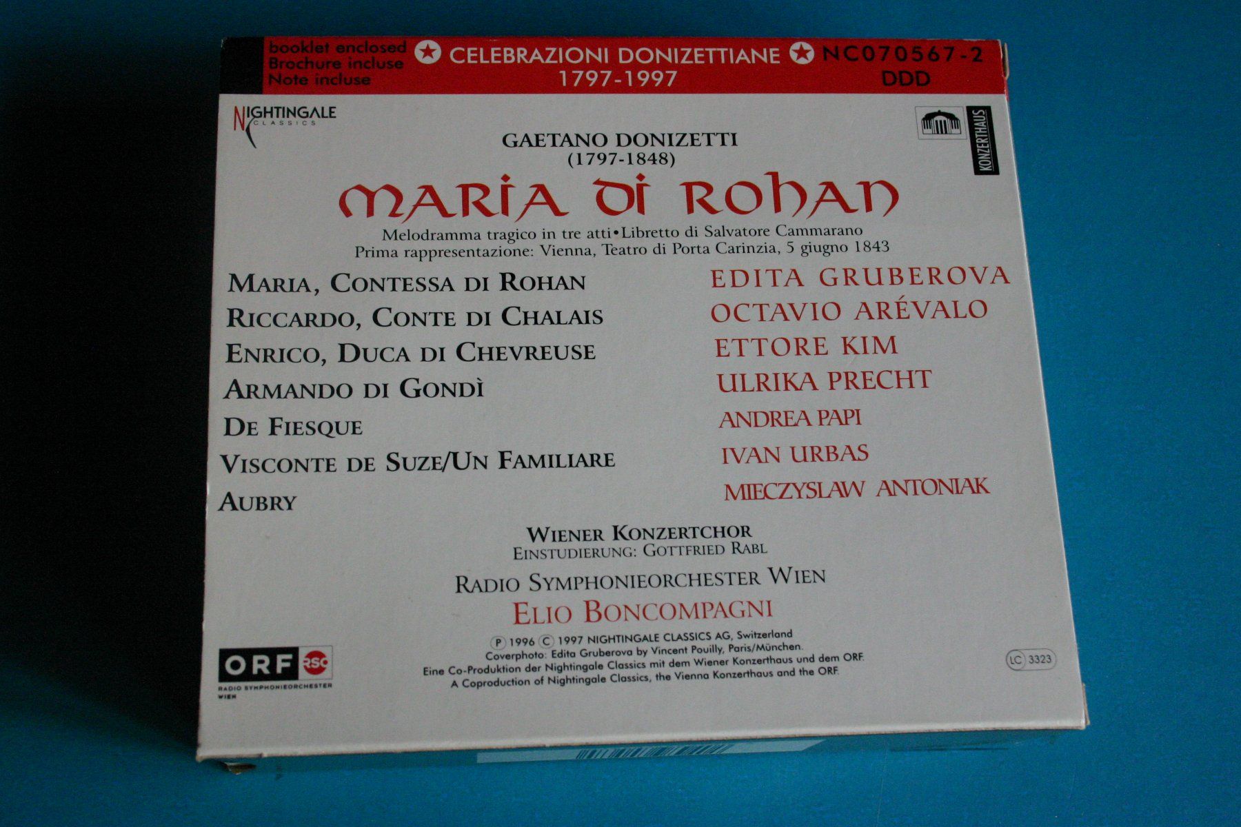CDs: DONIZETTI MARIA ROHAN GRUBEROVA – Gebraucht aus Winkel von Gallica 1
