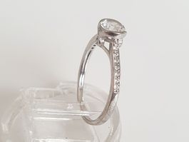 Silber Ring 925 mit schmucksteine Steinen, Grösse 17,2mm  💍