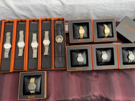 Lot von 11 Vintage Mido Sammleruhren, alle mit Automatikwerk