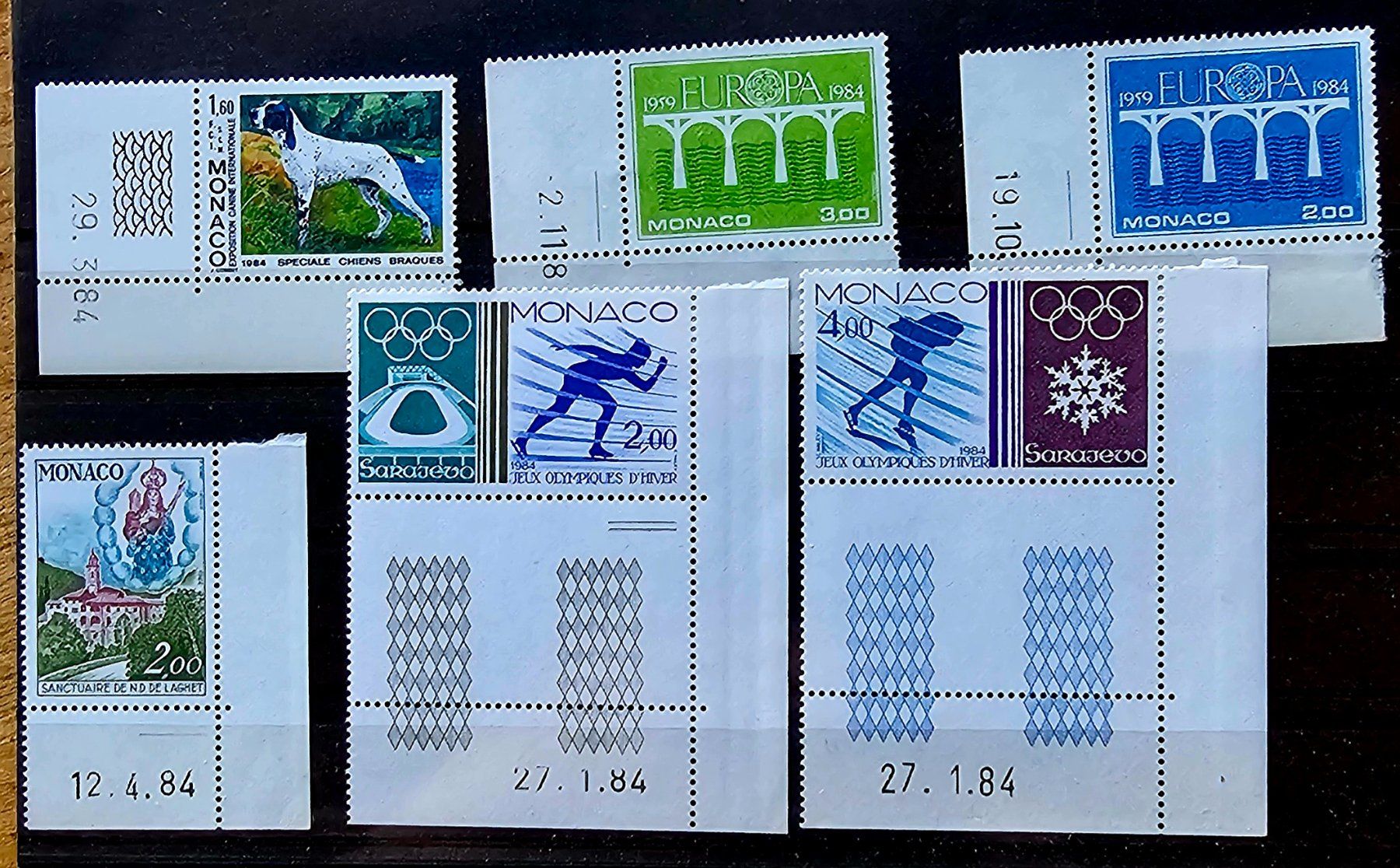 Tutti i francobolli: MONACO coins datés ** 1984 – Nuovo (secondo la descrizione) da Les Valettes venduto da Nuba1
