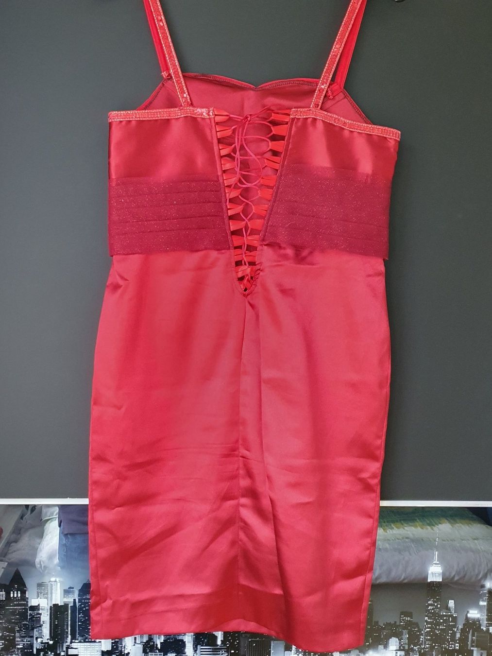 Vestiti: Robe de soirée courte bordeau taille 38 – Usato da Lausanne venduto da Af2016 3