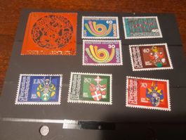 Collection de timbres du Liechtenstein, divers motifs!