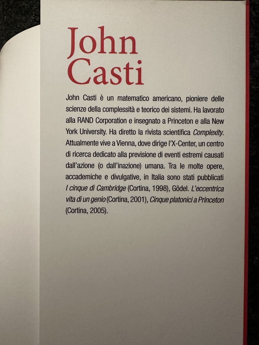 Libri: Eventi X John Casti – Usato da Chiggiogna venduto da braton 2