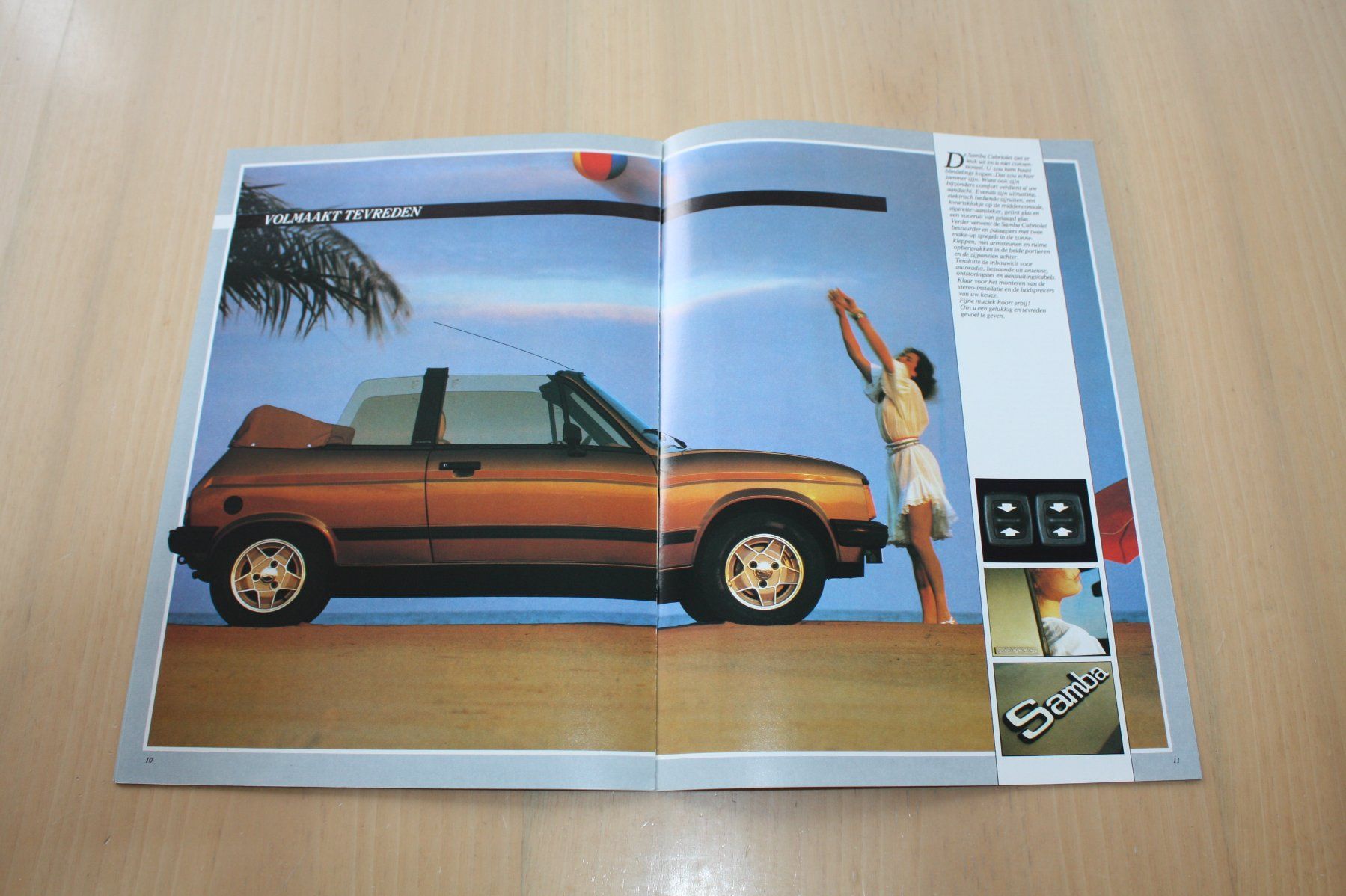 Talbot Dokumente: Talbot Samba Cabriolet Prospekt 1983 NL – Gebraucht aus Wikon von erwin400 5