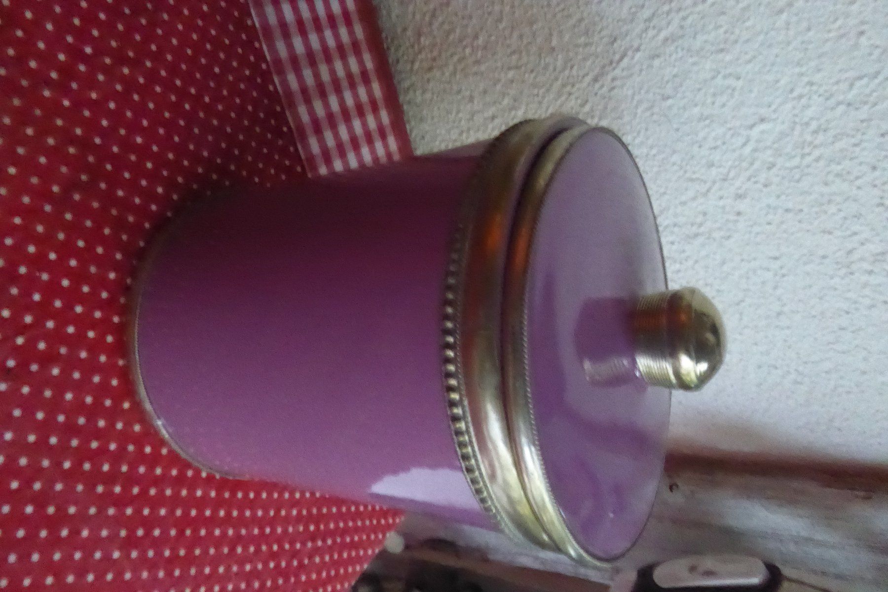 Alle Dekorationen: sehr schöne  Antike Ton Dose  violett – Gebraucht aus Sargans von Benziner 4