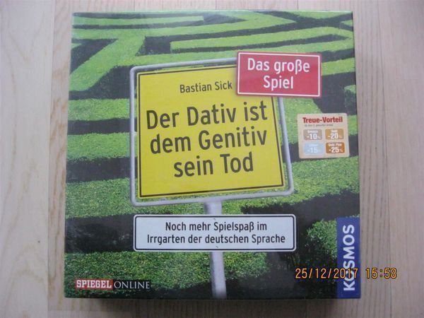 Kosmos Giochi: Der Dativ ist dem Genitiv sein Tod (Originalverpackt) – Nuovo e nell'imballaggio originale da Affoltern am Albis venduto da Andrezc