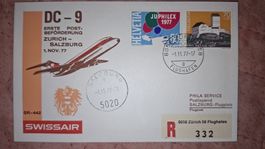 Swissair Zürich - Salzburg 01.11.1977