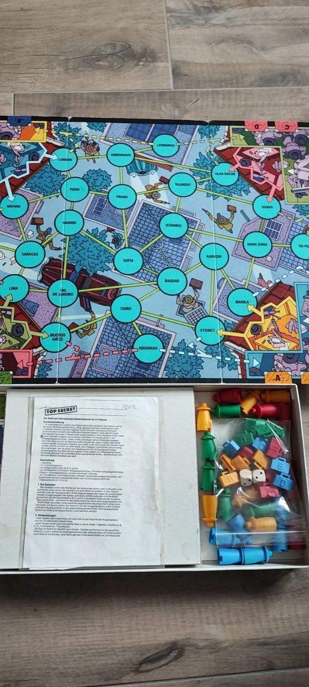 Spiele: TOP SECRET - Brettspiel - (1985) – Gebraucht aus Dübendorf von kb86_MOVIE 2