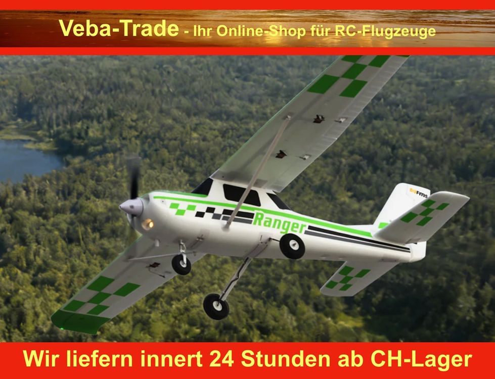 FMS Ranger 1800 Stol-Trainer, Spw 1800mm, PNP-Set mit Gyro (Neu und ...