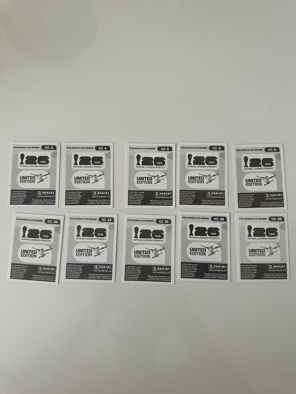 Panini Carte collezionabili: PANINI WM 2026 verschiedene Bilder Neuseeland – Nuovo (secondo la descrizione) da Meggen venduto da Carina5555 1