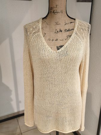 Damen Strickpullover Chicoree beige/gelb Grösse M neuwertig