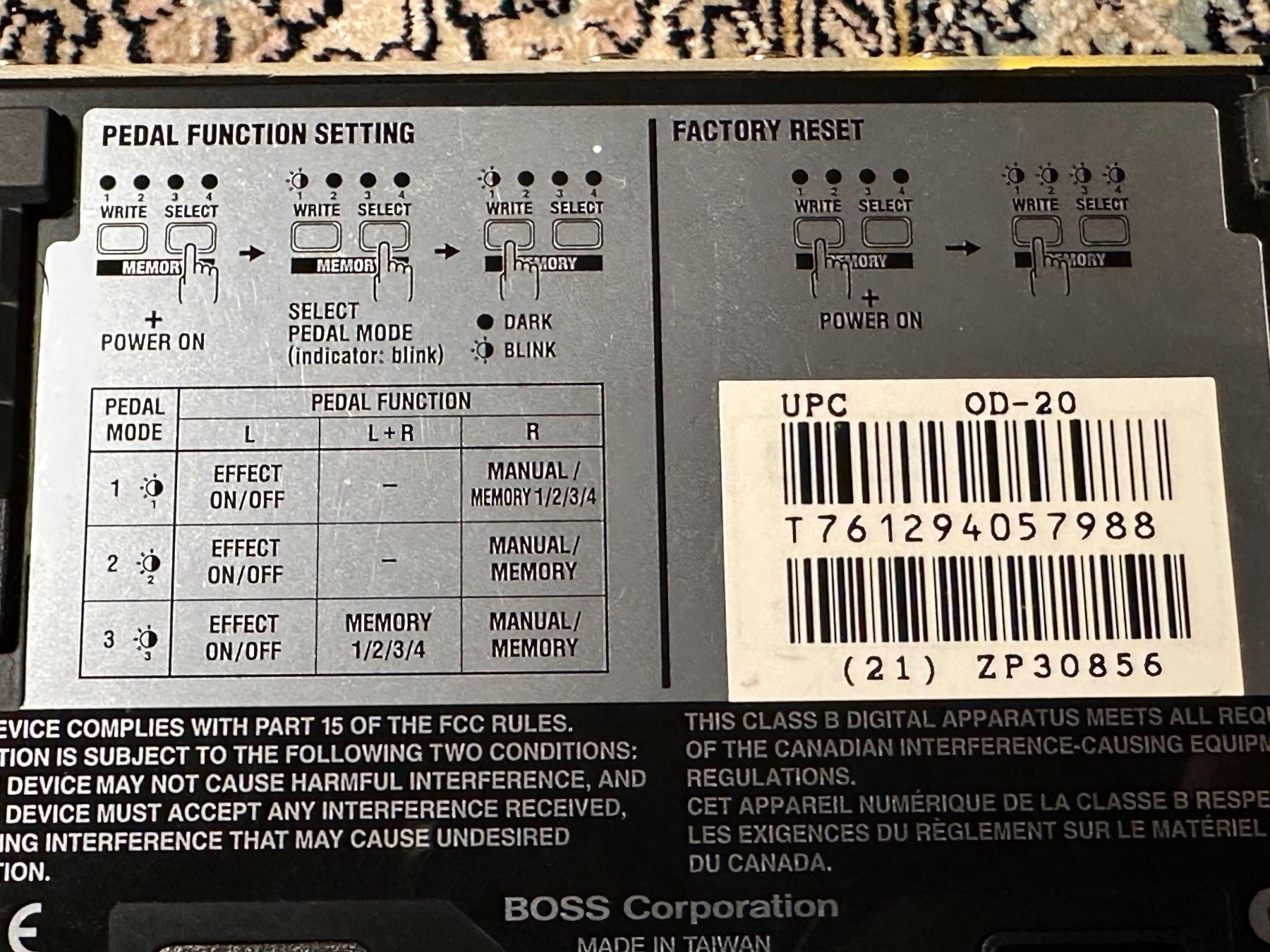 Boss Strumenti musicali: Boss OD-20 Drive Zone – Usato da Choulex venduto da GrutliTech 5