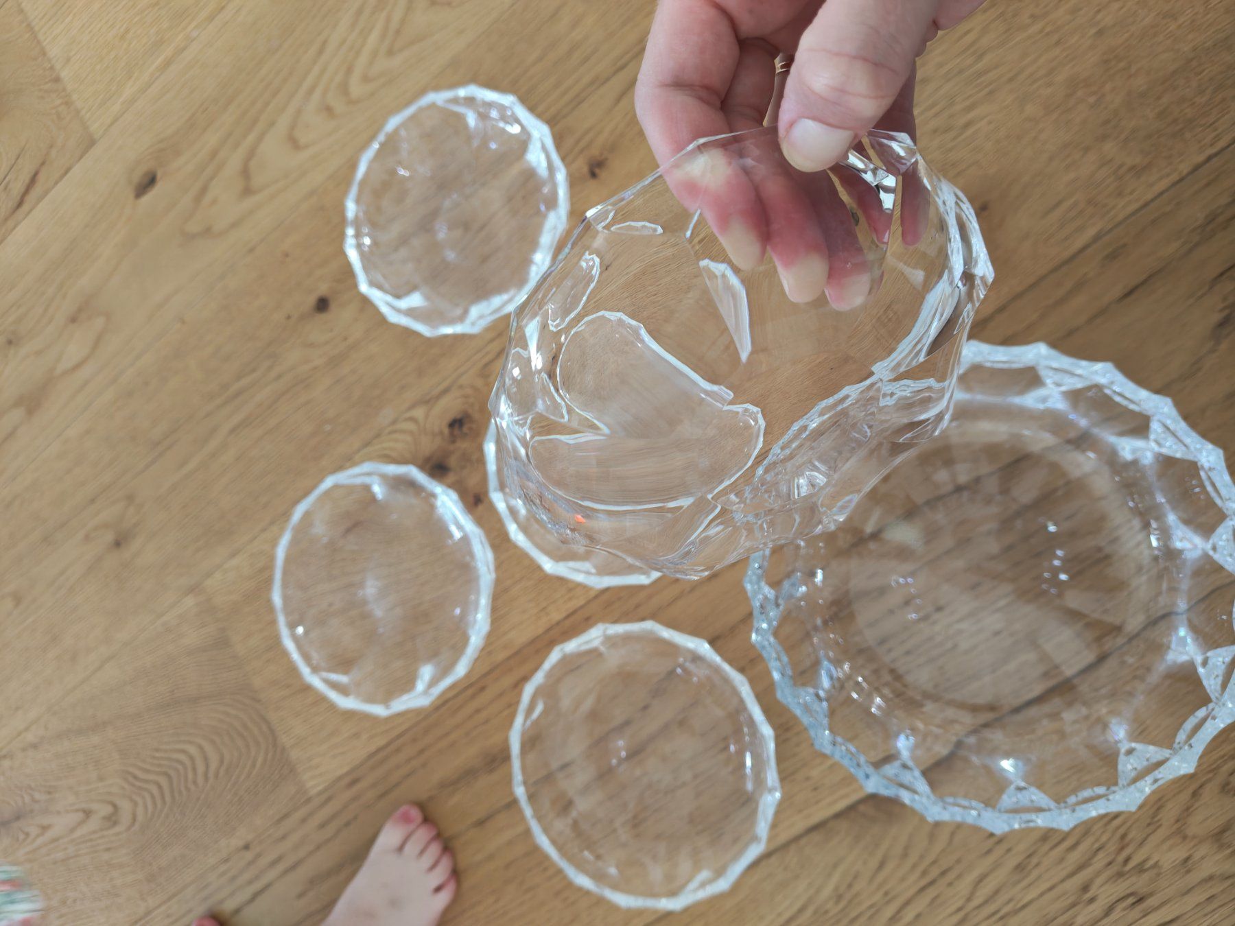 Schalen: Set Kristallglas Schüssel – Gebraucht aus Orpund von zovi01 1
