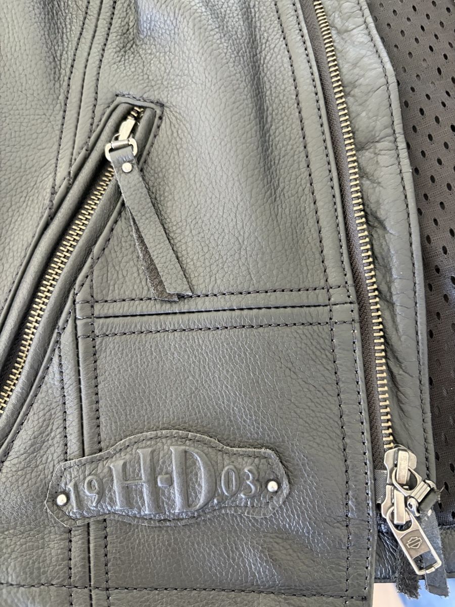 Harley-Davidson Gilet & Giacche senza maniche: Harley Davidson Lederweste – Nuovo (secondo la descrizione) da Triboltingen venduto da Sunshine073 6