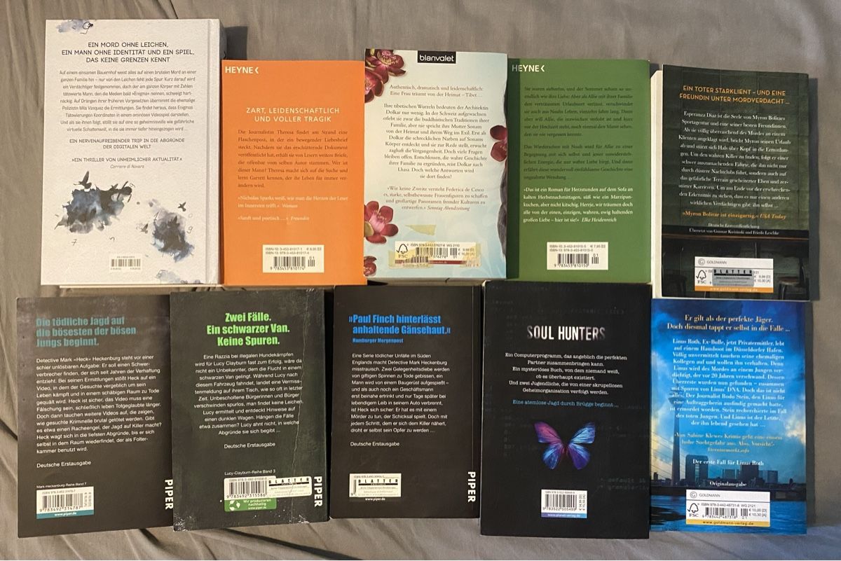 Libri: Diverse Triller und Romane – Usato da Madiswil venduto da len_7hzh 1