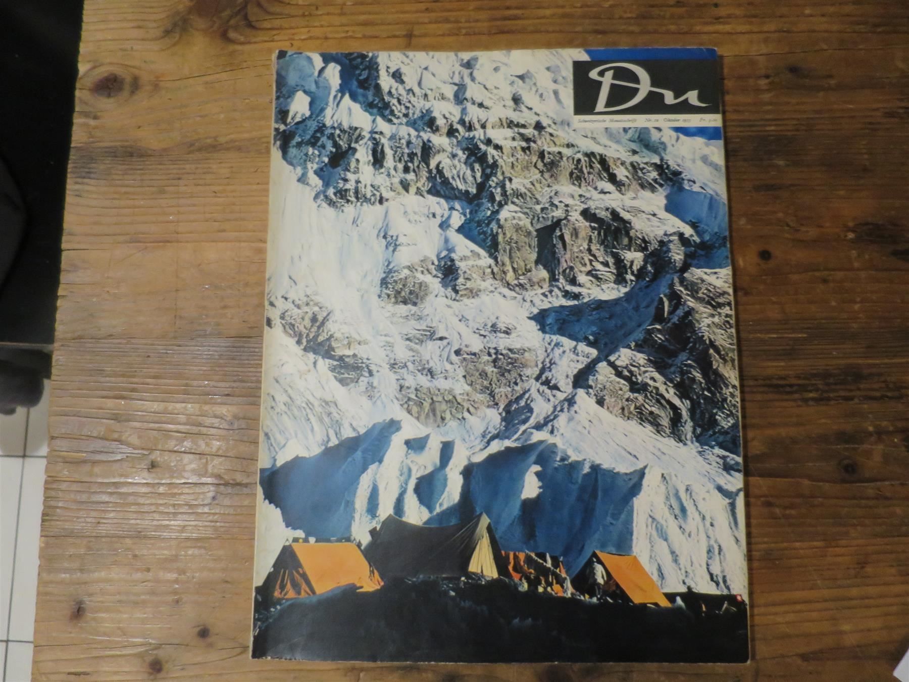 Zeitschriften & Magazine: DU - Magazin:  Expeditionen 1955 – Gebraucht aus basel von setomse