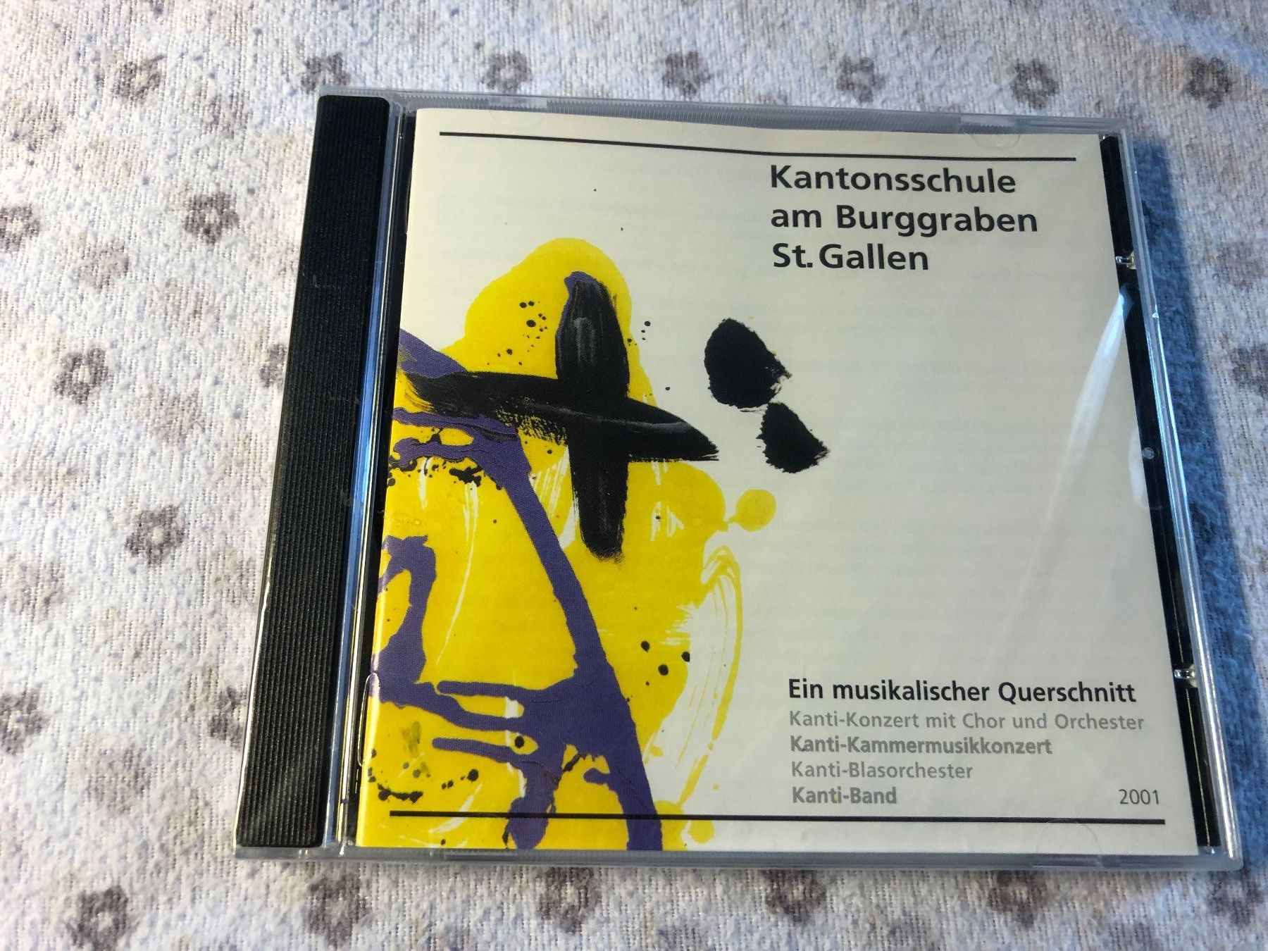 CDs: Kantonsschule am Burggraben St. Gallen - CD 2001 – Neu und originalverpackt aus Schübelbach von Bemafaja