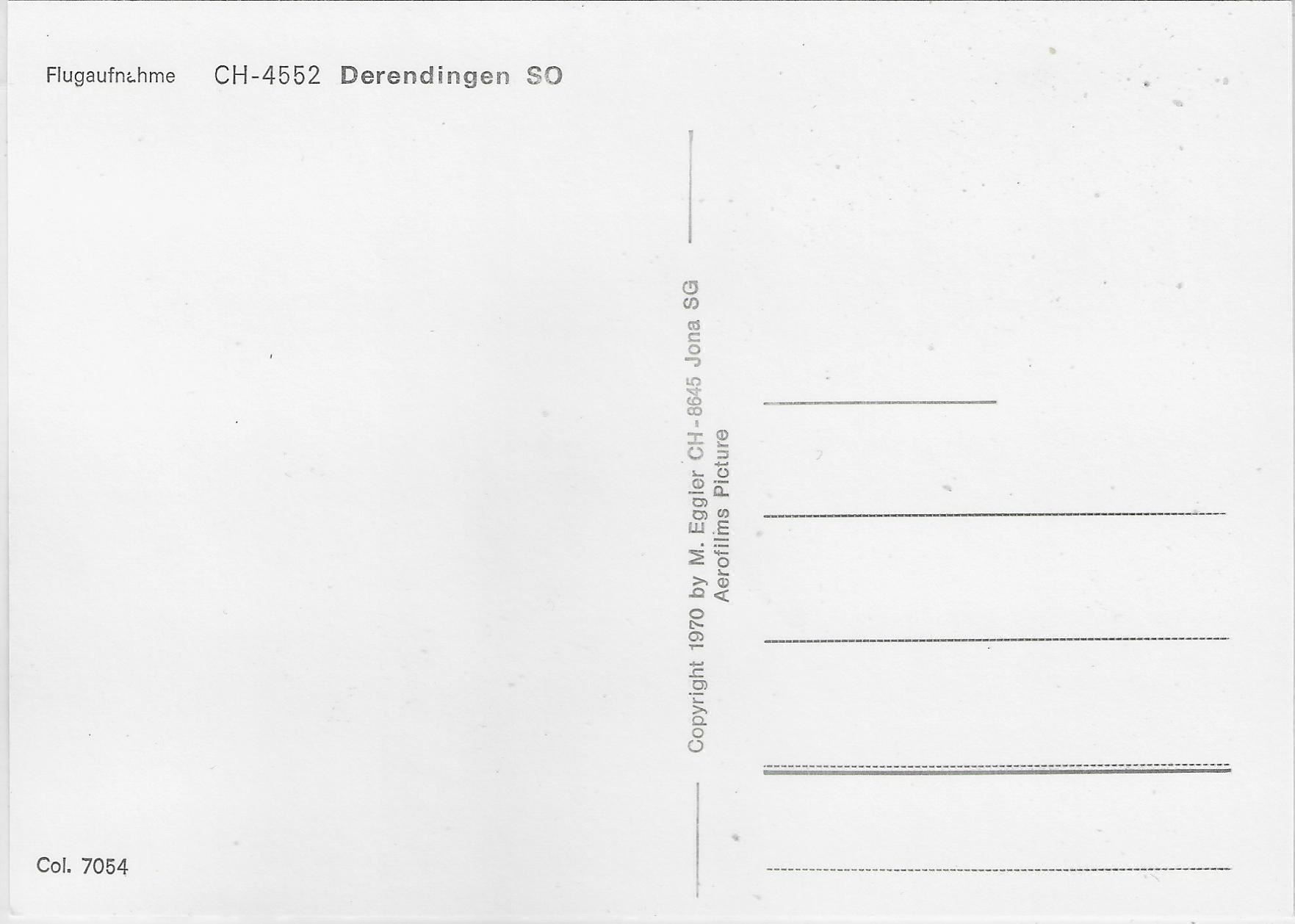 Cartoline postali: Flugaufnahme Derendingen SO – Antico da Ettingen venduto da Kartenplanet 1