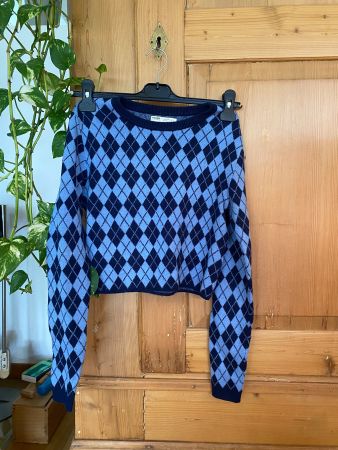 blauer Pullover Gr. M