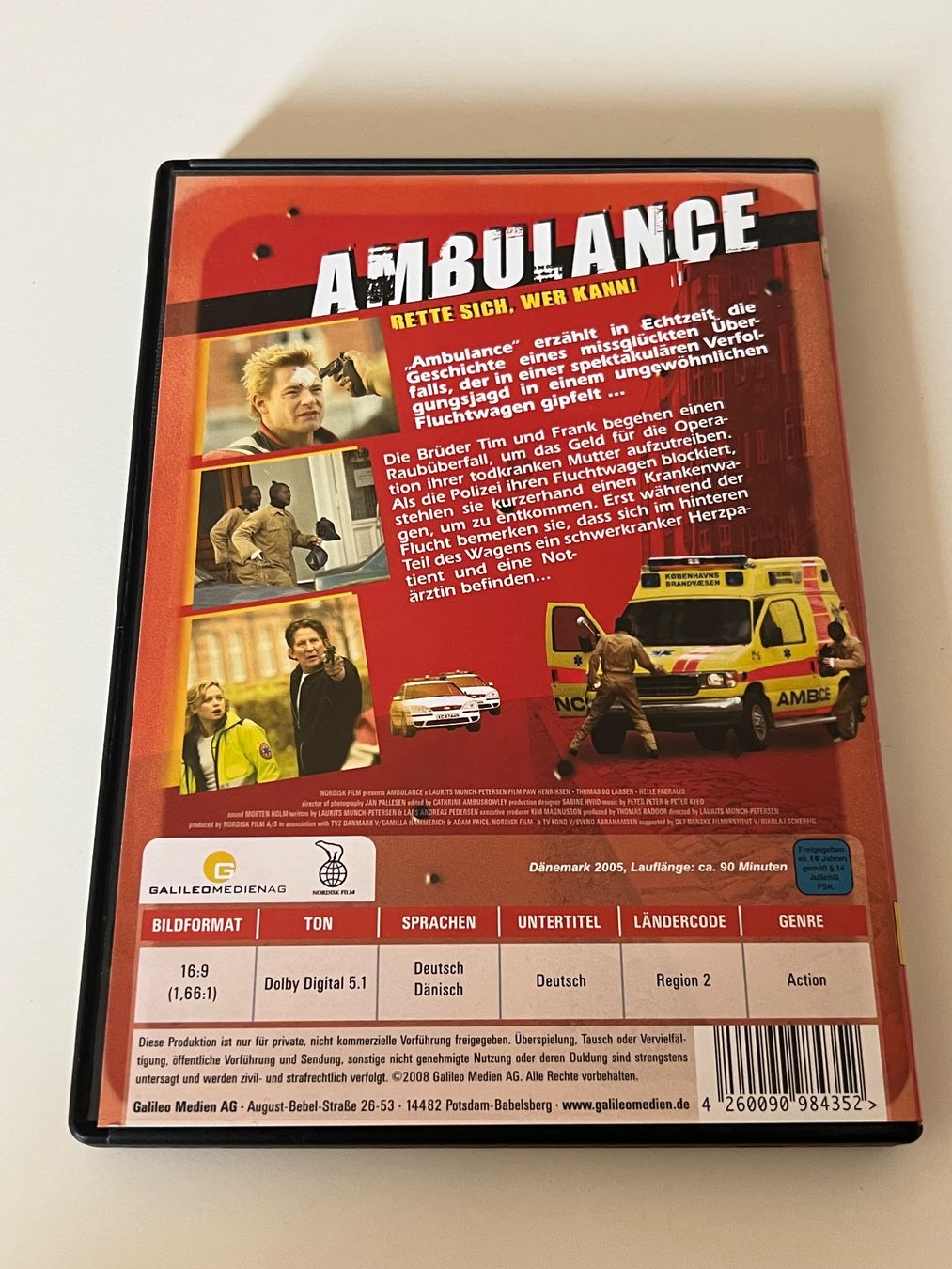 Tutti i DVDs: DVD: Ambulance - Rette sich, wer kann! – Usato da Altstätten SG venduto da sheamus 1