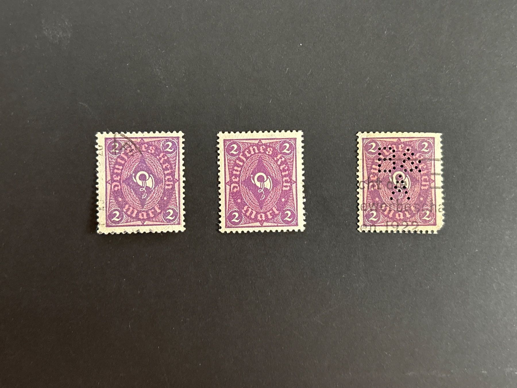Alle Briefmarken: Marken Deutsches Reich 1922 – Gebraucht aus Adliswil von derrick0825