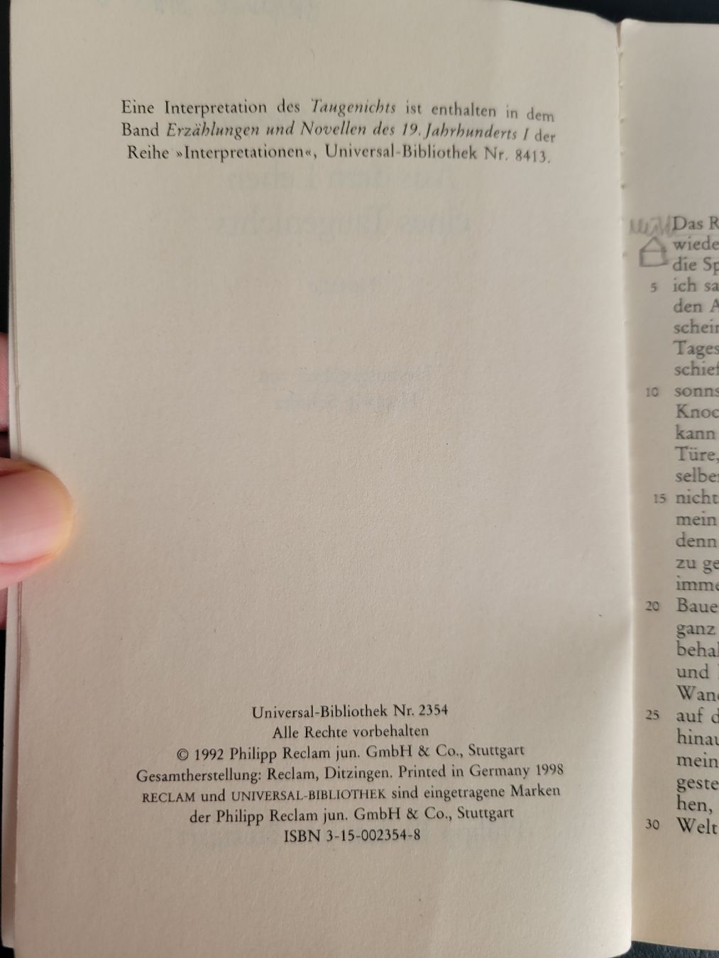 Libri: Aus dem Leben eines Taugenichts (von Eichendorff) – Usato da zürich venduto da Annettemana 1