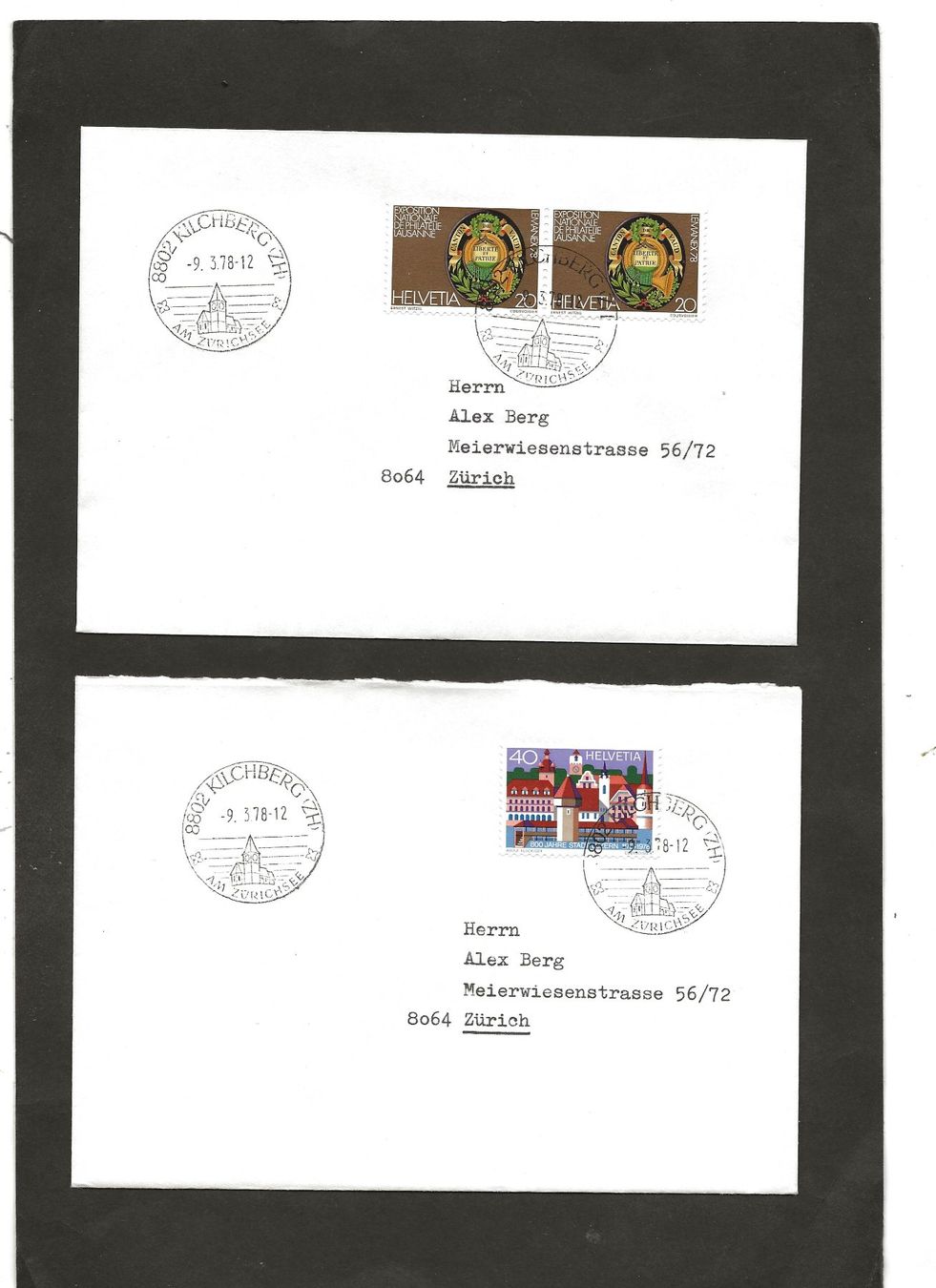 Tutti i francobolli: Schweiz 22 FDC Einzelfrankaturen – Usato da Au ZH venduto da xelagreb01 4