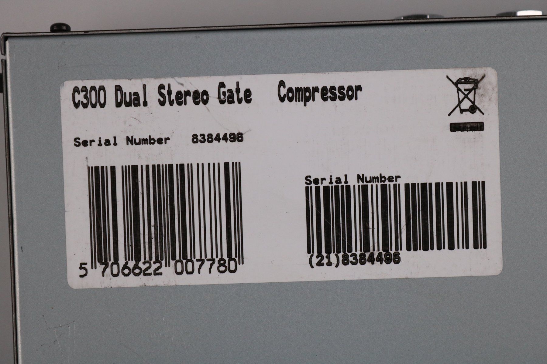 TC Electronic Equalizzatori: TC Electronic C300 Dual Stereo Gate Studio Kompressor – Nuovo (secondo la descrizione) da Volketswil venduto da brockipfannenstil 7