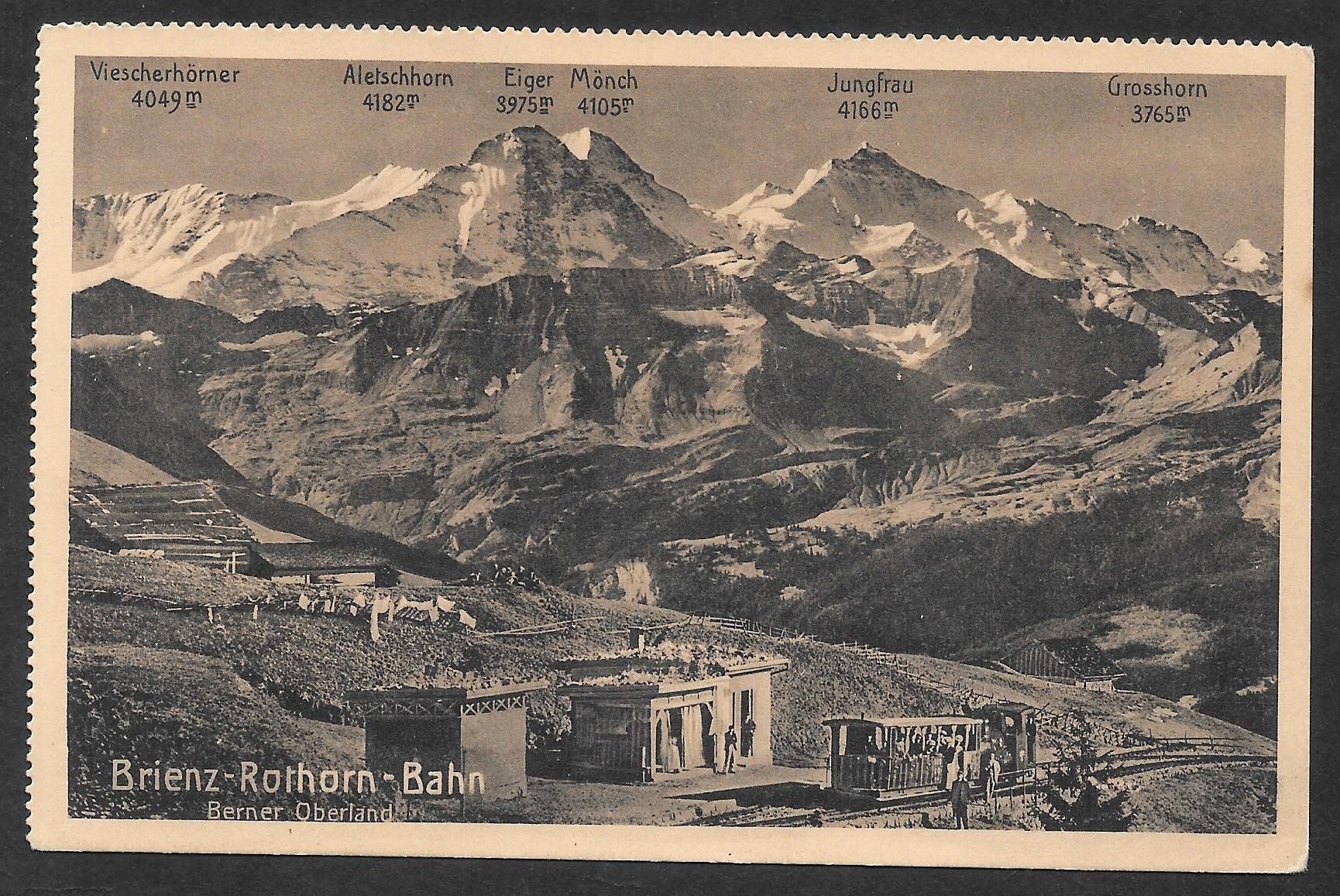 Cartoline postali: Brienz - Rothorn - Bahn – Usato da Olten venduto da clotaldi