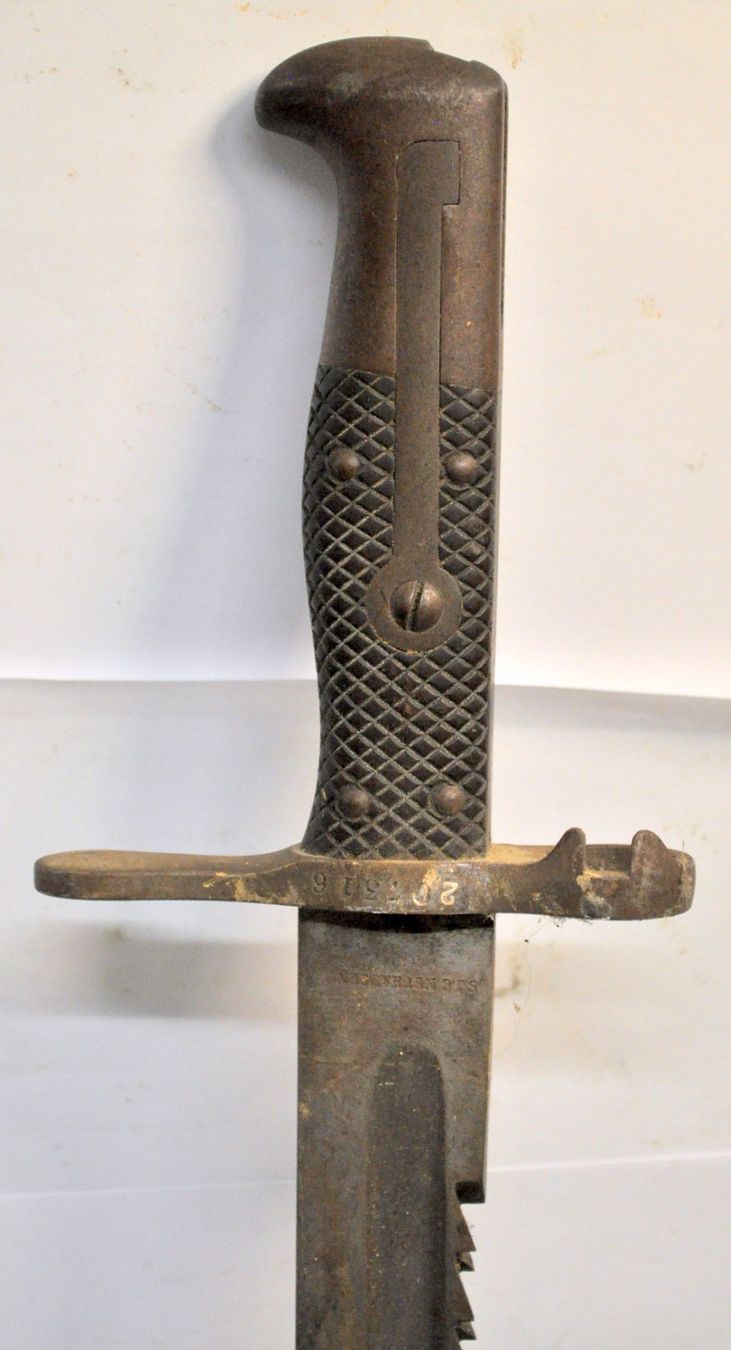 Schweizer Armee Armi bianche: Ancienne "grande" baïonnette armée Suisse – Usato da Neuchâtel venduto da Neuchatel 6