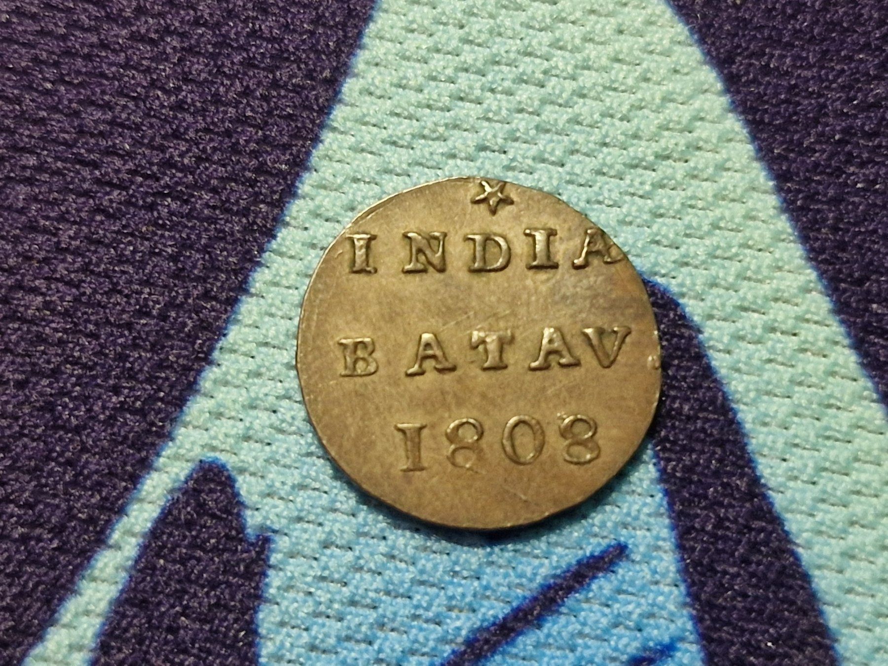 Tutti le monete: India Vatavia 1808. – Usato da Zürich venduto da Moreira01 2