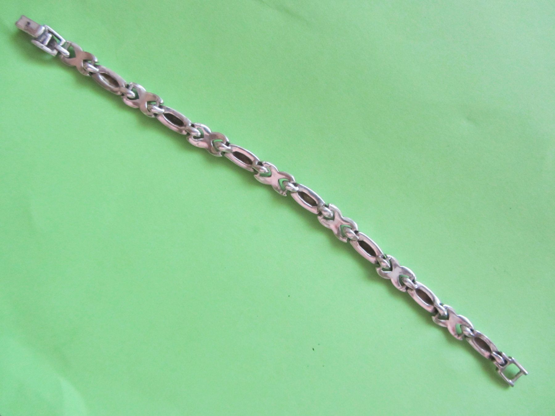 Bracciali & Braccialetti: Armband Silber 925 mit Mondsteinen, 18 cm – Usato da Malters venduto da moc_z8d9 2