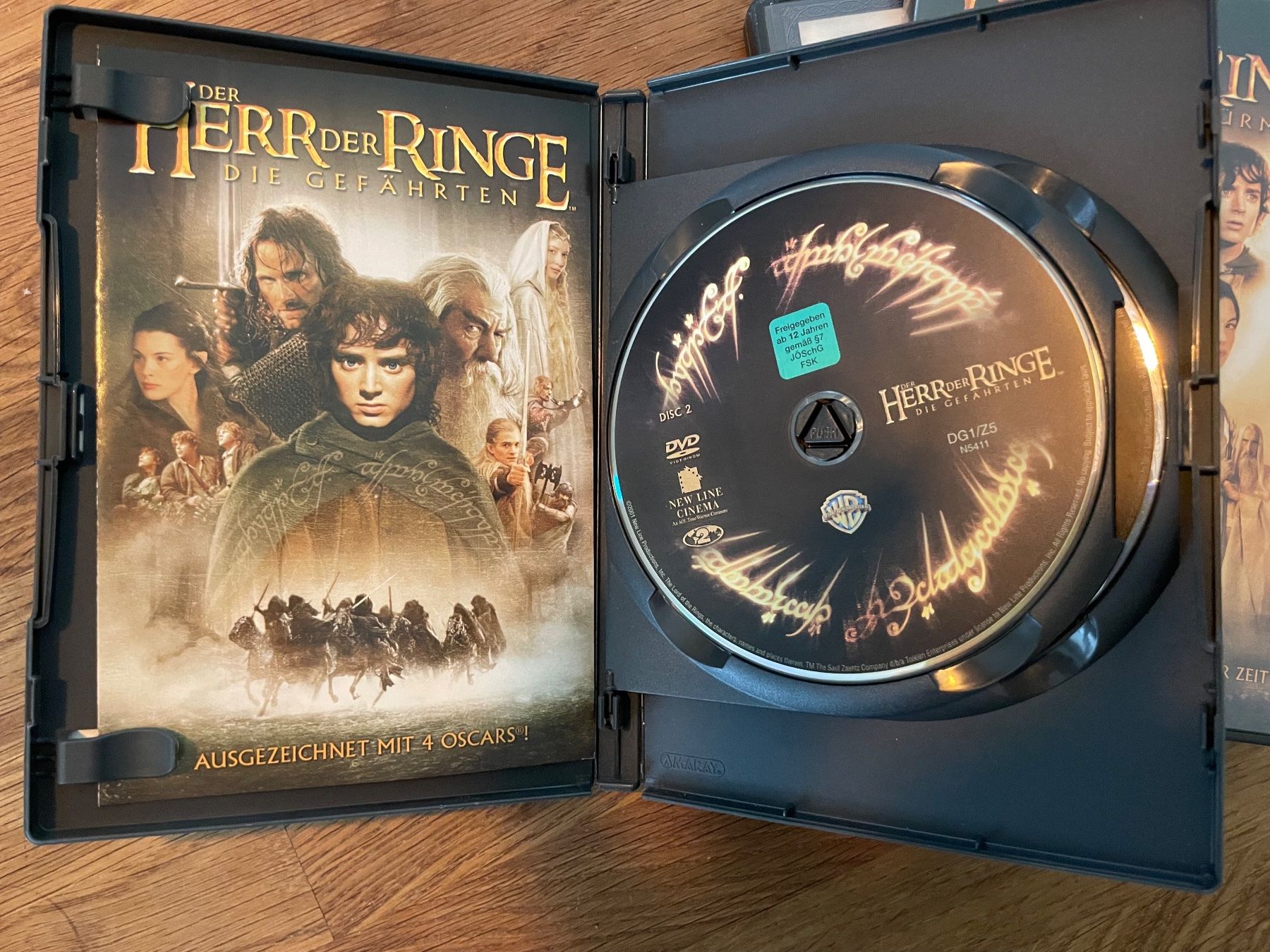 Tutti i DVDs: Herr der Ringe DVD Trilogie – Usato da Bülach venduto da bjoernbenny 2