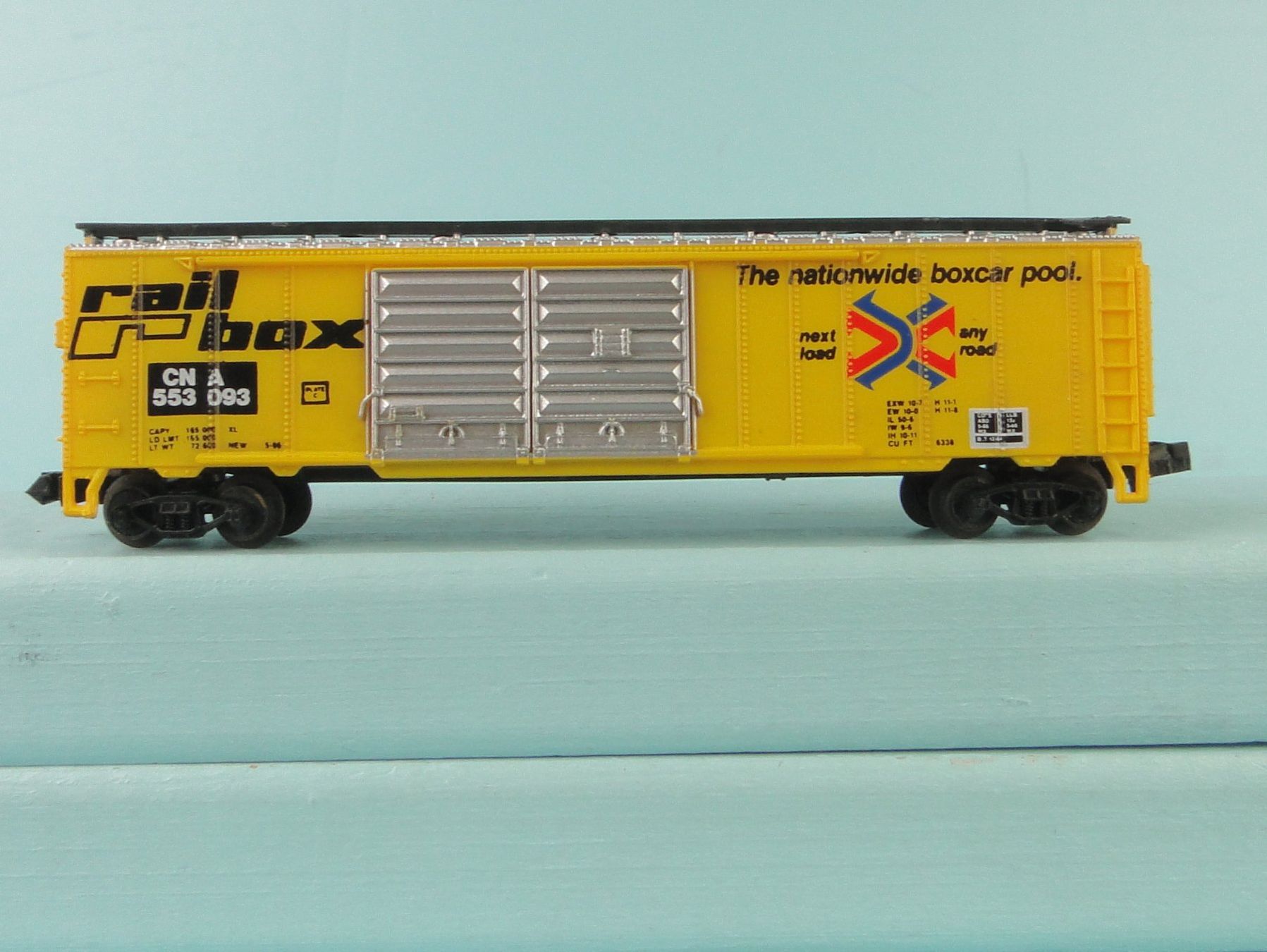 Modellini di ferrovie: Life-Like Spur N Hi-Cube Rail Box – Usato da Bülach venduto da Albitrain 1
