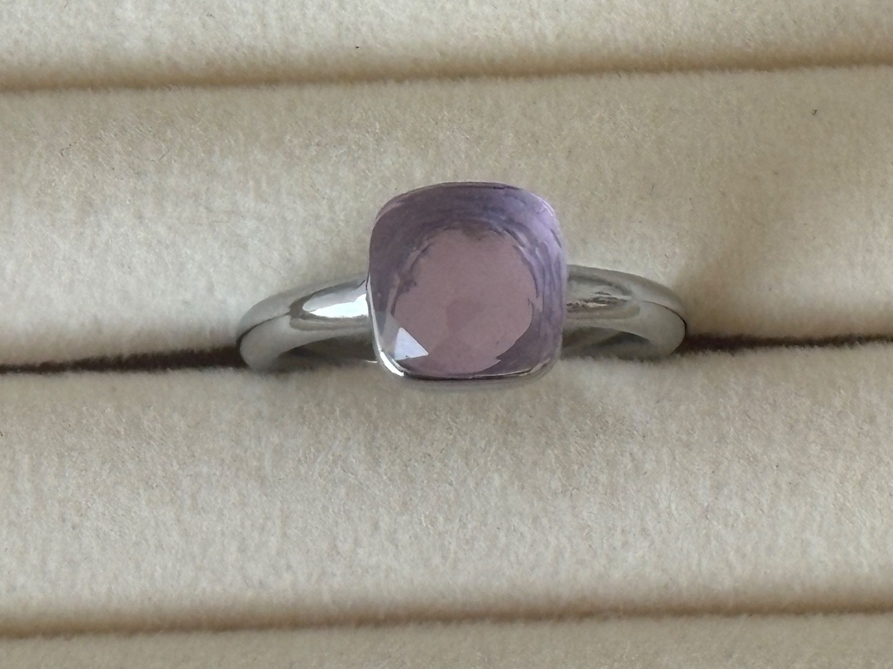 Anelli: Luxus Elegante Gr: 17/7 Ring  Rosa Farbe : Silber – Nuovo (secondo la descrizione) da Biel-Bienne venduto da Roserosse13 3