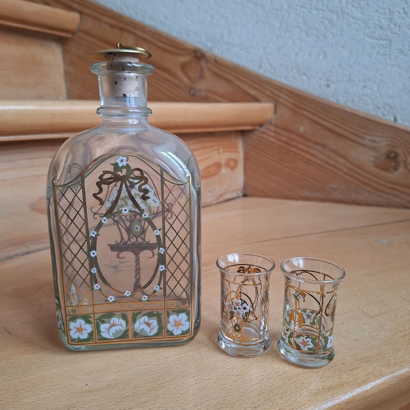 Caraffe: Versand möglich! Likör Schnapsflasche mit 2 Gläser – Usato da Winterthur venduto da Goldpipau 4