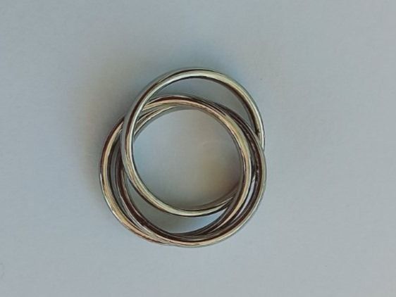 Anelli: TRINITY Fingerring Edelstahl G58 – Nuovo e nell'imballaggio originale da Winistorf venduto da acreativ 2
