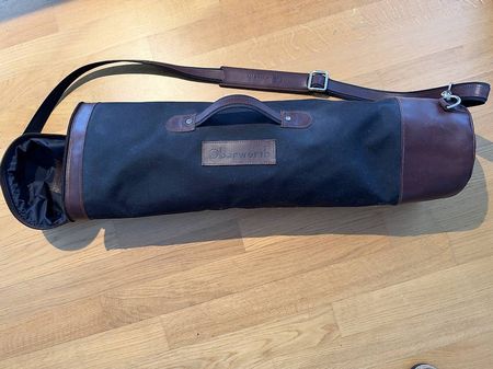 Oberwerth Stativtasche aus Leder und Canvas