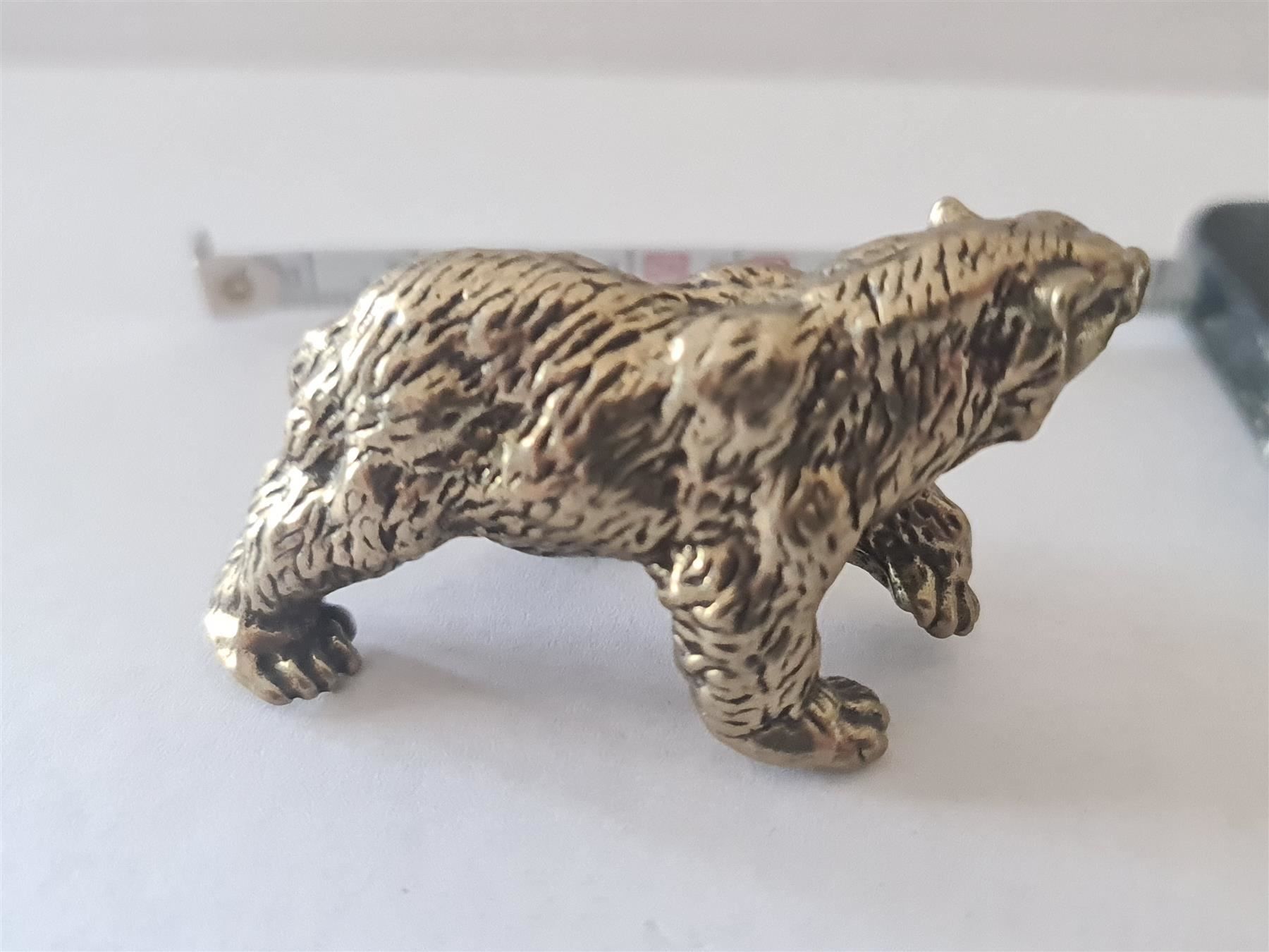 Statuette: Braun Bär Statue aus messing – Nuovo e nell'imballaggio originale da Uerkheim venduto da Kaufoption 7