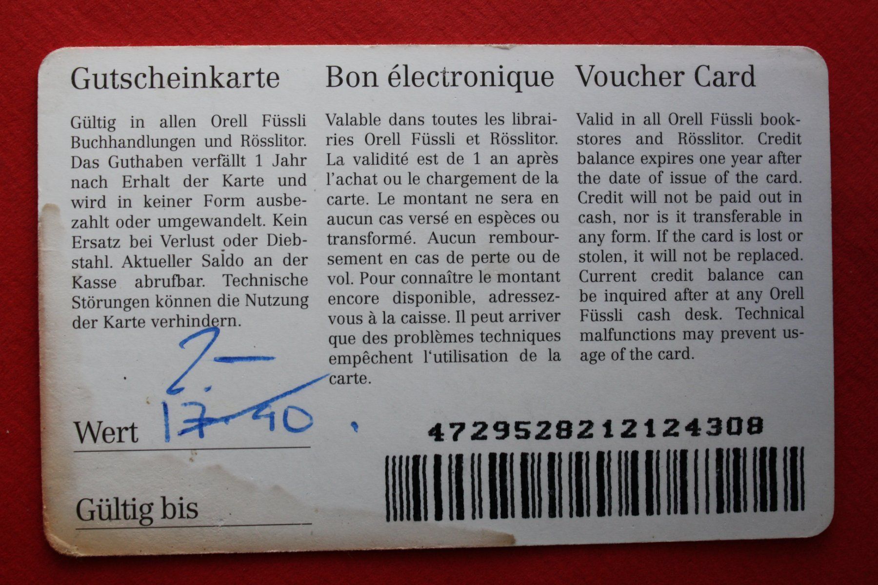 Cartoline: geschenkkarte – Usato da Laupen BE venduto da Gufi57 1