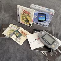 Nintendo Game Boy Advance console & Zelda The Minish Cap GBA
