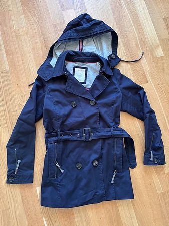 ESPRIT DAMEN-Parka blau, Gr. XS, sehr guter Zustand