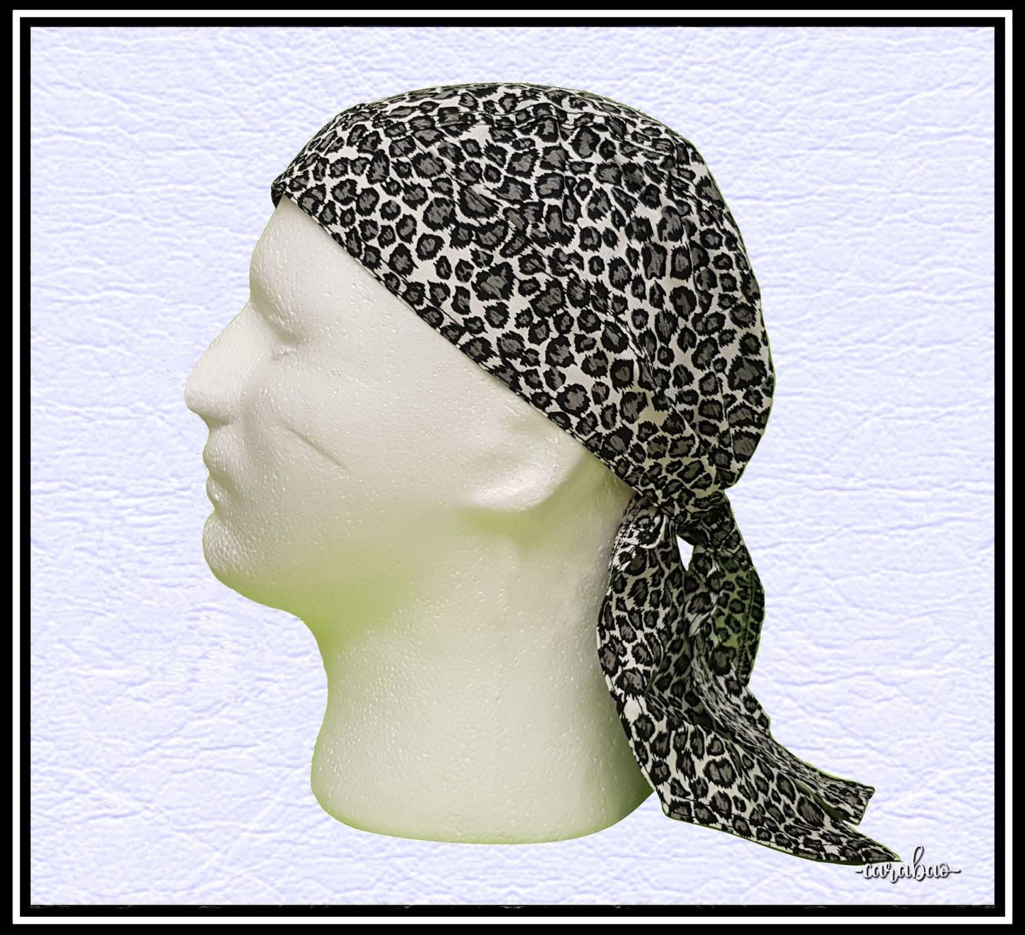 Foulard & Sciarpe: Zandana / Leopardmuster Grau / Nr. C-3033 – Nuovo (secondo la descrizione) da Winterthur venduto da -carabao-