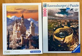 2 x Puzzle 1000 & 1500 Teile