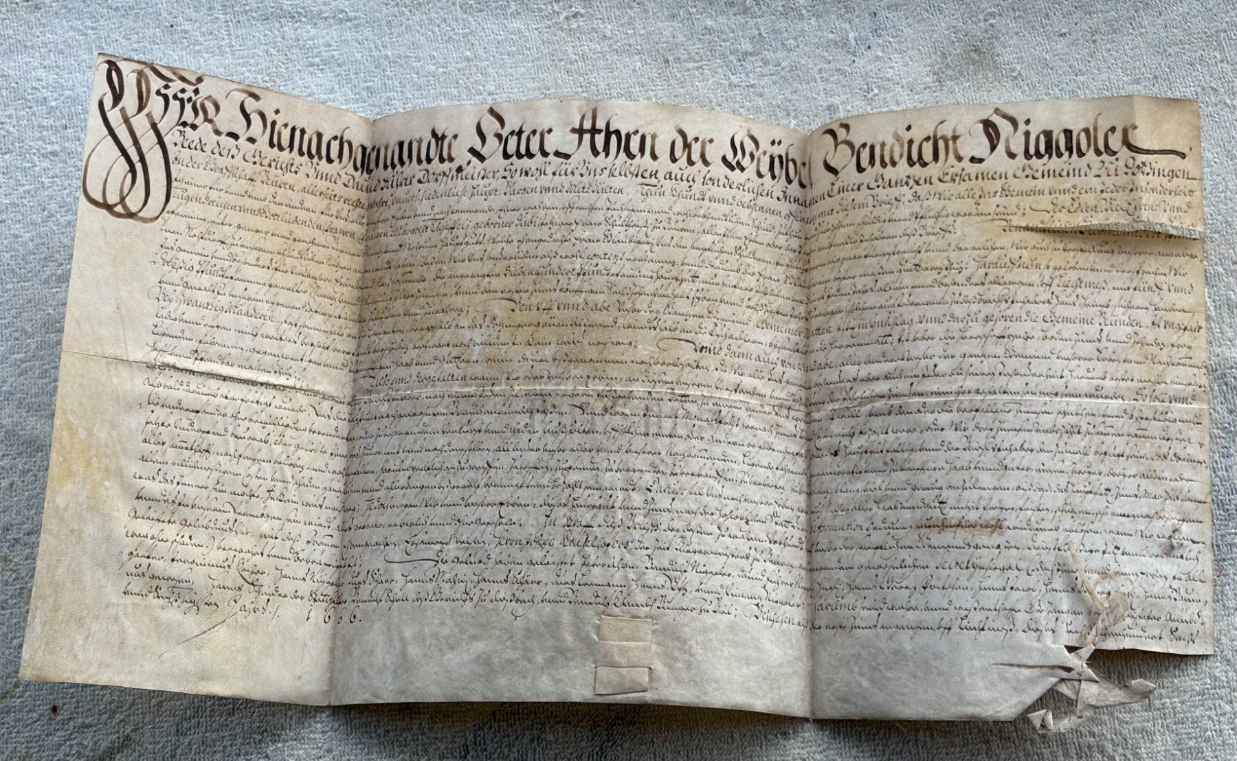 Documenti: ANTIKES DOKUMENT 1666 – Usato da Ostermundigen venduto da crazy-horse-1840 3